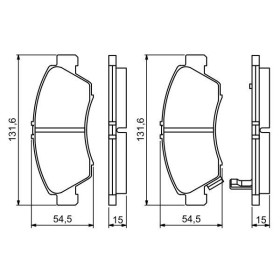 BOSCH Sada brzdových doštiček 0 986 494 299_thumb7