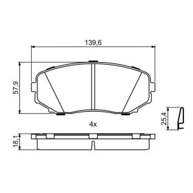 BOSCH Sada brzdových doštiček 0 986 494 879_thumb7