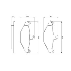 BOSCH Sada brzdových doštiček 0 986 461 148_thumb5