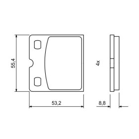 BOSCH Sada brzdových doštiček 0 986 494 775_thumb7