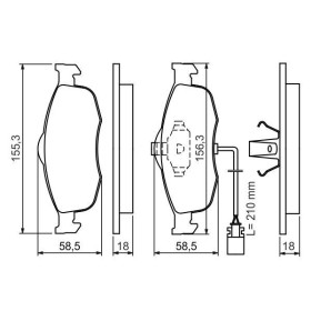 BOSCH Sada brzdových doštiček 0 986 460 971_thumb5