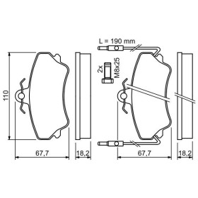 BOSCH Sada brzdových doštiček 0 986 494 056_thumb5