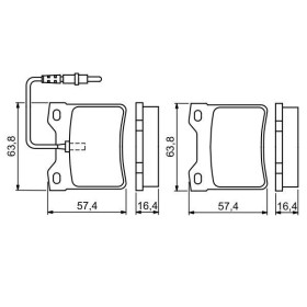 BOSCH Sada brzdových doštiček 0 986 494 055_thumb5