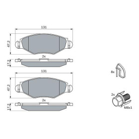 BOSCH Sada brzdových doštiček 0 986 494 039_thumb5