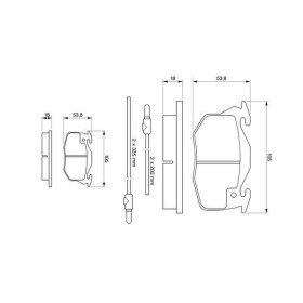 BOSCH Sada brzdových doštiček 0 986 461 763_thumb5