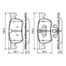 BOSCH Sada brzdových doštiček 0 986 494 695_thumb7