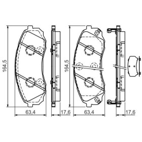 BOSCH Sada brzdových doštiček: 0 986 494 377_thumb7