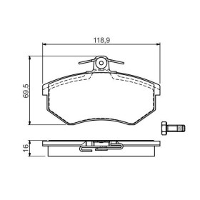 BOSCH Sada brzdových doštiček 0 986 494 544_thumb5