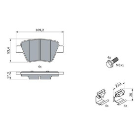 BOSCH Sada brzdových doštiček 0 986 494 643_thumb7