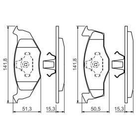 BOSCH Sada brzdových doštiček 0 986 424 449_thumb5