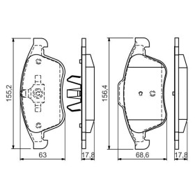 BOSCH Sada brzdových doštiček 0 986 494 556_thumb5