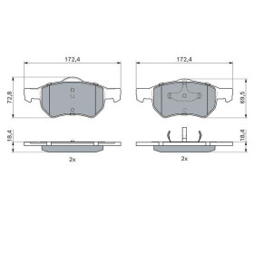 BOSCH Sada brzdových doštiček 0 986 424 668_thumb7