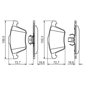 BOSCH Sada brzdových doštiček 0 986 494 492_thumb5