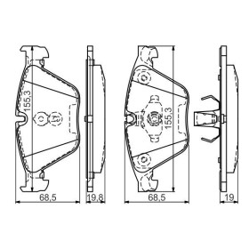 BOSCH Sada brzdových doštiček 0 986 494 549_thumb7