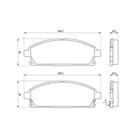 BOSCH Sada brzdových doštiček 0 986 424 715_thumb5