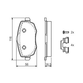 BOSCH Sada brzdových doštiček 0 986 424 792_thumb5