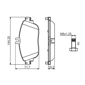 BOSCH Sada brzdových doštiček 0 986 494 662_thumb7