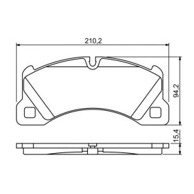 BOSCH Sada brzdových doštiček 0 986 494 206_thumb5