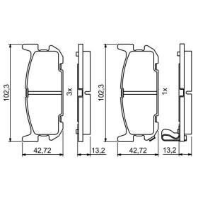 BOSCH Sada brzdových destiček 0 986 494 226_thumb5