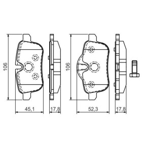 BOSCH Sada brzdových doštiček 0 986 494 450_thumb7