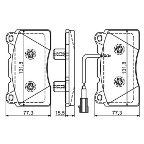 BOSCH Sada brzdových doštiček 0 986 494 539_thumb7