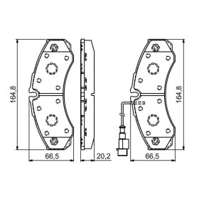 BOSCH Sada brzdových doštiček 0 986 494 239_thumb5