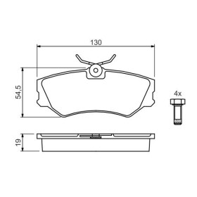 BOSCH Sada brzdových doštiček 0 986 460 941_thumb5