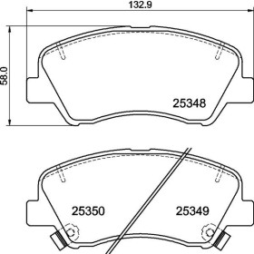 BREMBO Sada brzdových doštiček P30 122_thumb2