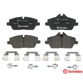 BREMBO Sada brzdových doštiček P06 091_thumb2