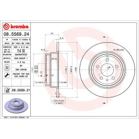 BREMBO Brzdový kotouč plný Ø295mm 08.5569.21_thumb2