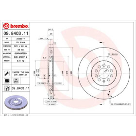 BREMBO Brzdový kotouč větraný Ø323mm 09.8403.11_thumb2