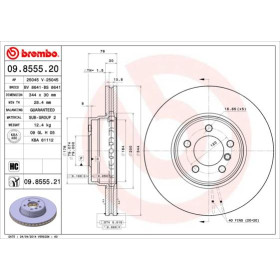 BREMBO Brzdový kotouč větraný Ø344mm 09.8555.21_thumb3