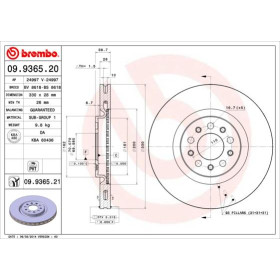 BREMBO Brzdový kotouč větraný Ø330mm 09.9365.21_thumb3