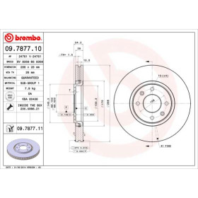 BREMBO Brzdový kotouč větraný Ø288mm 09.7877.11_thumb2