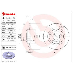 BREMBO Brzdový kotouč plný Ø264mm 08.9460.31_thumb2