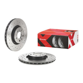 BREMBO Brzdový kotouč děrované/vnitřně chladené Ø284mm 09.4939.2X_thumb2