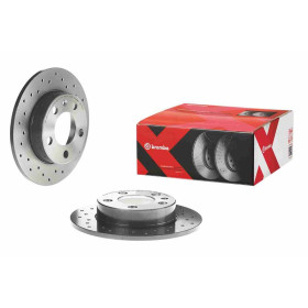 BREMBO Brzdový kotouč děrovaný Ø230mm 08.7165.1X_thumb2