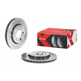 BREMBO Brzdový kotouč děrované/vnitřně chladené Ø256mm 09.A652.1X_thumb2