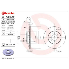 BREMBO Brzdový kotouč větraný Ø236mm 09.7056.11_thumb2