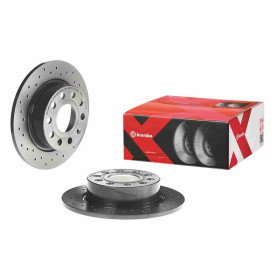 BREMBO Brzdový kotouč děrovaný Ø253mm 08.9502.1X_thumb2