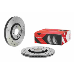 BREMBO Brzdový kotouč děrované/vnitřně chladené Ø302mm 09.9935.1X_thumb2