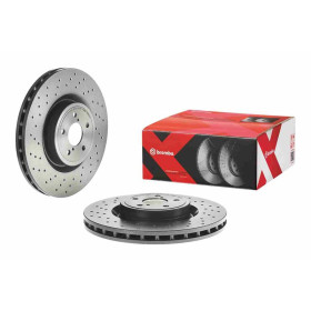 BREMBO Brzdový kotouč děrované/vnitřně chladené Ø326mm 09.7812.1X_thumb2