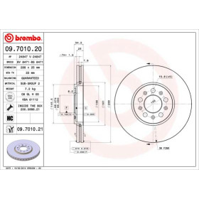 BREMBO Brzdový kotouč větraný Ø288mm 09.7010.21_thumb2