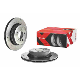 BREMBO Brzdový kotouč děrované/vnitřně chladené Ø320mm 09.9573.1X_thumb2