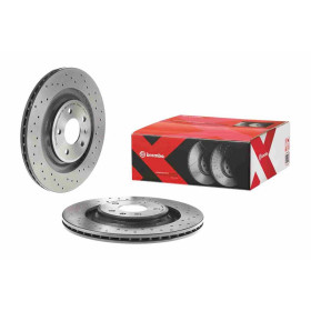 BREMBO Brzdový kotouč děrované/vnitřně chladené Ø330mm 09.B040.1X_thumb2