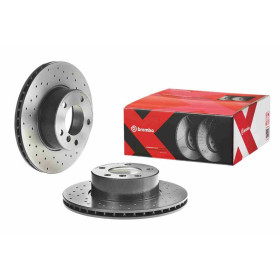 BREMBO Brzdový kotouč děrované/vnitřně chladené Ø296mm 09.6924.1X_thumb2