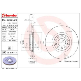 BREMBO Brzdový kotouč větraný Ø305mm 09.9363.21_thumb2