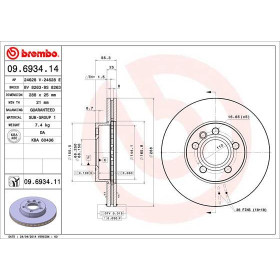 BREMBO Brzdový kotouč větraný Ø288mm 09.6934.11_thumb3