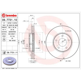 BREMBO Brzdový kotouč větraný Ø305mm 09.7731.11_thumb2