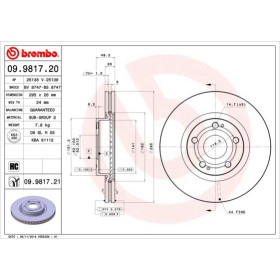 BREMBO Brzdový kotouč větraný Ø295mm 09.9817.21_thumb2